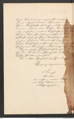 Nachlass Franz Steindachner, Brief von der Kais. Akademie der Wissenschaften, Sekretär der mathem.- naturwiss. Classe an Franz Steindachner (02.05.1891), Inv.Nr. 4.03, Seite 2